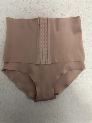 NWOT Nicole Miller Beige Shapewwear Brief Shaping Waist Cinching SZ XL - Image 1 of 4