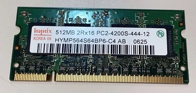Hynix 512MB 2Rx16 PC2-4200S SODIMM 200pin Laptop/Notebook Memory/RAM - Image 1 of 2