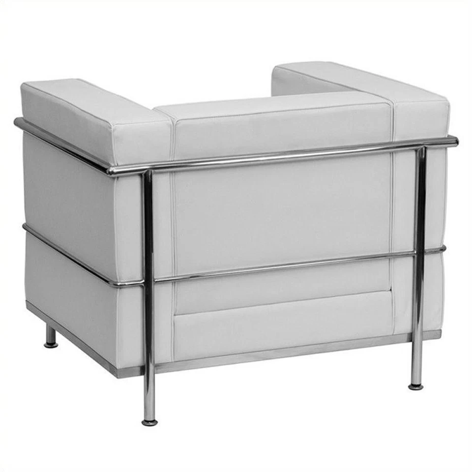 Кожаный стул Flash Furniture Hercules Regal белый - Изображение 1 из 2