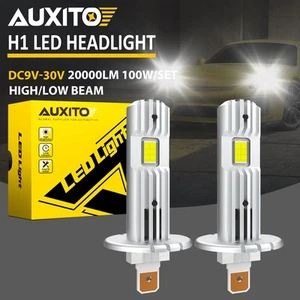 Kit de conversión de bombillas de faros LED H1 haz alto/bajo 200W 10000LM 6500K súper blanco - Imagen 1 de 14