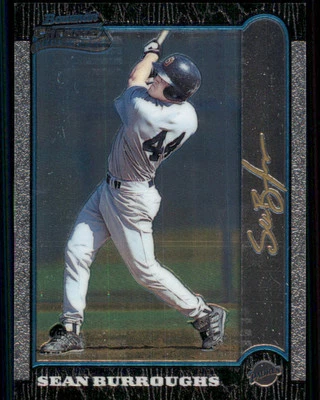 1999 Bowman Chrome #345 Sean Burroughs RC - Image 1 of 2