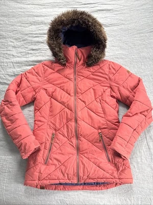 Chaqueta de snowboard técnica Roxy Quinn acolchada aislada rosa para mujer mediana Foto 1 de 4