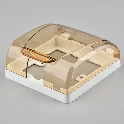 1PC 86 Type Outdoor Socket Waterproof Box Electric Plug Cover Rainproof Cover Fo - Image 1 of 4
