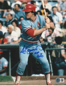 TED SIMMONS ST. LOUIS CARDINALS HOF 2020 BECKETT AUTHENTICATED SIGNED 8x10 - Picture 1 of 1