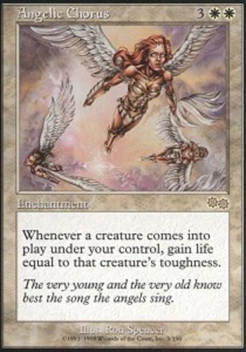 1x Angelic Chorus Moderate Play MTG Magic - Kid Icarus - - Image 1 of 1