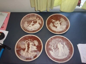 vintage the romantic poet display plates 1978 threw 1981 - 1 lot - Picture 1 of 11