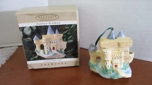 HALLMARK 1995 Invitation to Tea EUROPEAN CASTLE TEAPOT Porcelain Ornament~ NIB - Picture 1 of 8
