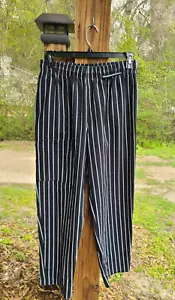 Uncommon Threads Workwear Herren Hose Gr. MD (30 x 33) schwarz weiß Streifen neu - Bild 1 von 8