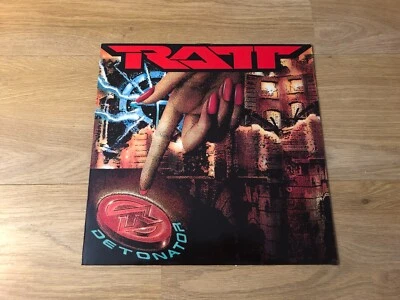 RATT Detonator LP Vinyl 1990 RARE German 1st Press Stephen Pearcy - Image 1 of 4