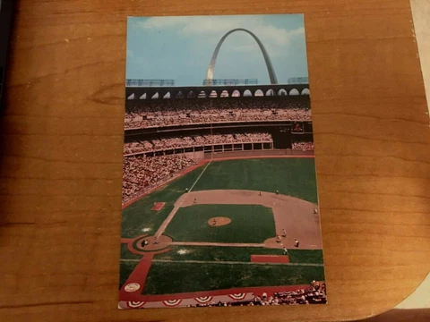 St Louis MO Busch Memorial Stadium The Cardinals Postcard Cover