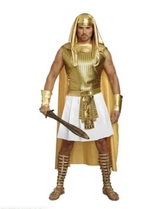 Ramses - Egyptian - God - Gold/White - Costume - Men - Plus - 2XL - Picture 1 of 3