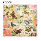 Beautifully Designed Butterfly Printed Napkins for Table Decor (20 Pieces)