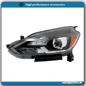 Conjunto de faros LED para Nissan Sentra SL SR 2016-2019 con DRL negro lado izquierdo - Imagen 1 de 12