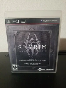 The Elder Scrolls V: Skyrim Legendary Edition PlayStation 3 PS3 W/Manual No Map - Picture 1 of 3