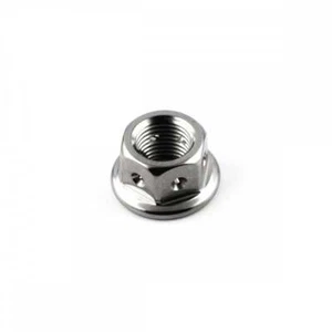 Tuerca con brida de titanio Race Spec perforada M10 x 1,25 mm - Imagen 1 de 1