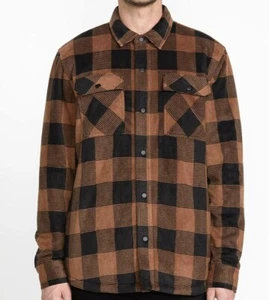 VOLCOM Men's BOWER Polar Fleece Shacket - BSN - Small - NWT - Picture 1 of 5