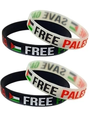 Free PaläStina Armband, Silikonarmband, Free Palestine Palästina Zeichen. - Bild 1 von 2