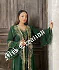 SALE New Moroccan Dubai Kaftans Farasha Abaya Dress Very Fancy Long Gown MS 478