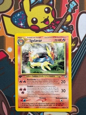 Igelavar 1. Edition 47/111 Neo Genesis deutsch Pokemon Karten NM+ - Bild 1 von 2