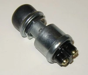 Cummins Marine Push Button Start Switch w/ Black Rubber Button cover sntx - Foto 1 di 3