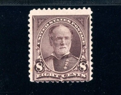 USAstamps Unused FVF US 1895 Bureau Issue Sherman Scott 272 OG MNH SCV $210 - Image 1 of 2