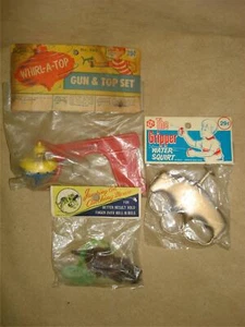 3 VINTAGE 1950'S ERA HONG KONG & LIDO TOYS! N.O.S. UN-OPENED!! - Picture 1 of 10