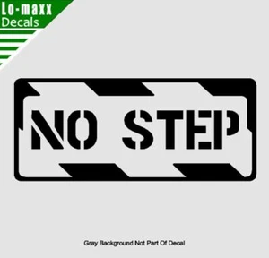No Step Aircraft Markings Graphic Durable High Performance Die Cut Vinyl Decal - Picture 1 of 20
