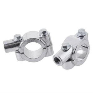 8mm Spiegelhalter Spiegel Halterung M8 für 7/8" 22mm Motorrad Schelle Lenker AF - Bild 1 von 6