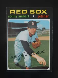 Tarjeta de béisbol Topps 1971 #710 Sonny Siebert (nuevo) - Imagen 1 de 2