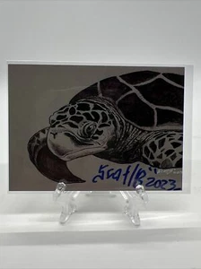 2023 Chicago Non Sport Card Show Promo Card Autographed by Scott Beaderstadt - Picture 1 of 3