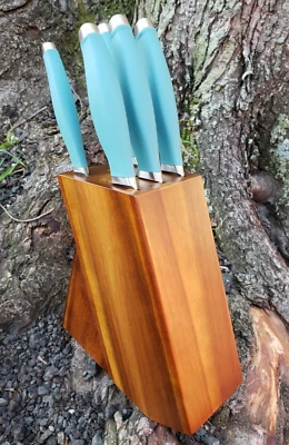 Rachael Ray Cucina 日本不锈钢刀厨房餐具块 6 件 — 第 1/4 张图片