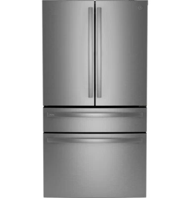 GE Profile PGE29BYTFS 36" Stainless French Door Refrigerator NOB #146141 - Image 1 of 4