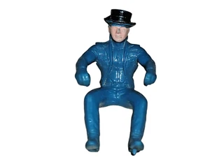 Mattel Redlines Hot Wheels RRRUMBLERS Blue Motorcycle Rider Figure Rare - Picture 1 of 7