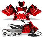 Snowmobile Graphics kit Decal for Arctic Cat ZR 200 2018-2020 Red Flames