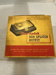 CINE KODAK Duo Splicer Outfit - Splices 8 MM & 16mm Film-Original Box-USA made. - Picture 1 of 13