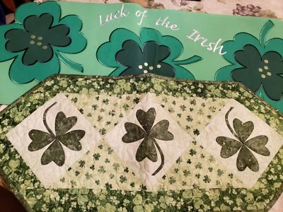 St. Patrick's Day Tablecloth and Table Runners- Brand new - Image 1 of 4