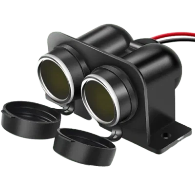 Enchufe de encendedor de cigarrillos doble Nilight con cable 12V repuesto de enchufe de alimentación doble Foto 1 de 4