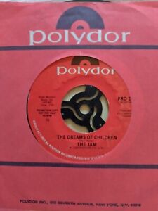 PROMO USA POLYDOR 45 RECORD/THE JAM/GOING UNDERGROUND/DREAMS OF CHILDREN 