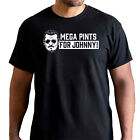 T-shirt Mega Pints for Johnny Depp trial win celebration unisex S-2XL NOWY