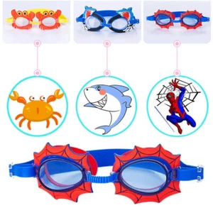 Spiderman Mermaid Swimming Goggles Anti-Fog for Children Kids Girls Boys New - Picture 1 of 14