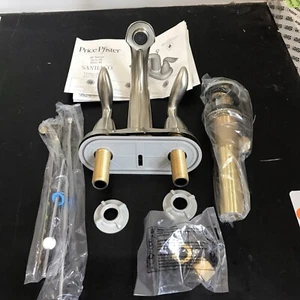 Pfister Centerset Bathroom Faucet. Brushed Nickel. GT48-ST0K. V1 - Picture 1 of 8