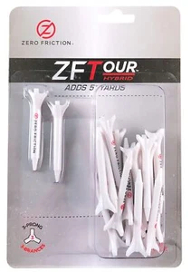Tour 3-Prong Golf Tees 1-3/4 Inch White Pack of 20 - Picture 1 of 4