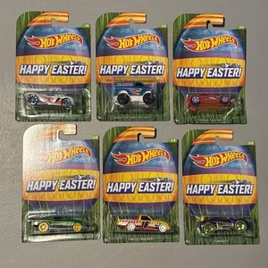 JUEGO COMPLETO DE 6 COCHES HOT WHEELS HAPPY EASTER 2015 - Imagen 1 de 1