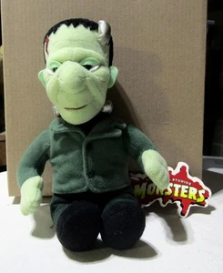 1999 Frankenstein Universal Studios Monsters 9 Zoll große Plüschpuppe mit Etikett Stuffins - Bild 1 von 5