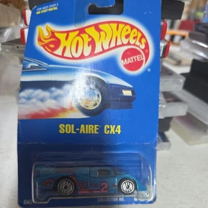 1991 Hot Wheels sol-aire cx4 #169 blue new blue card - Bild 1 von 2