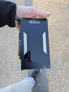 TESLA NVIDIA V100 16GB FHHL PCIE SINGLE SLOT GPU *BEST FOR AI/ML - Picture 1 of 9