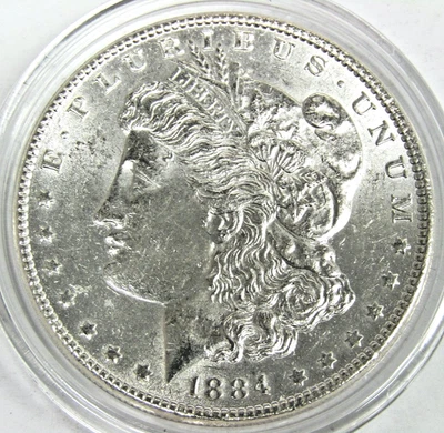 1884 P Morgan Silver Dollar Uncirculated BU - Image 1 of 2
