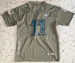Philadelphia Eagles Carson Wentz Nike Olive 2019 Salute to Service Game Trikot M - Bild 1 von 7