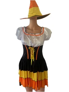 Halloween Kostüm Kinder groß 11-13 Zuckermais mit Hut - Bild 1 von 3