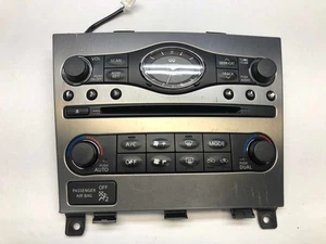 10 - 13 Infiniti G37 Dual ZoneHeater A/C Control W/Trim Radio CD OEM 25391-1UF3A - Bild 1 von 12